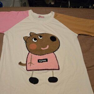 Loiso Cream T-Shirt Birgit (Pepa Pig)